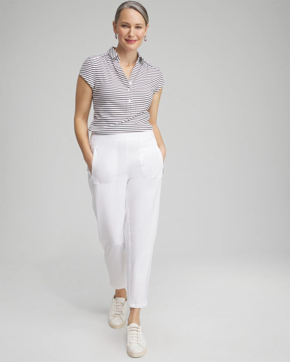 Zenergy UPF Ribbed Side Ankle Pants