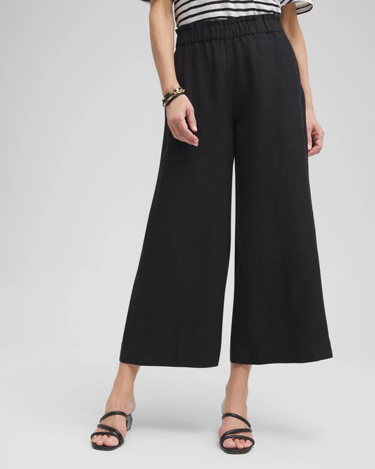 Linen Culotte Pants