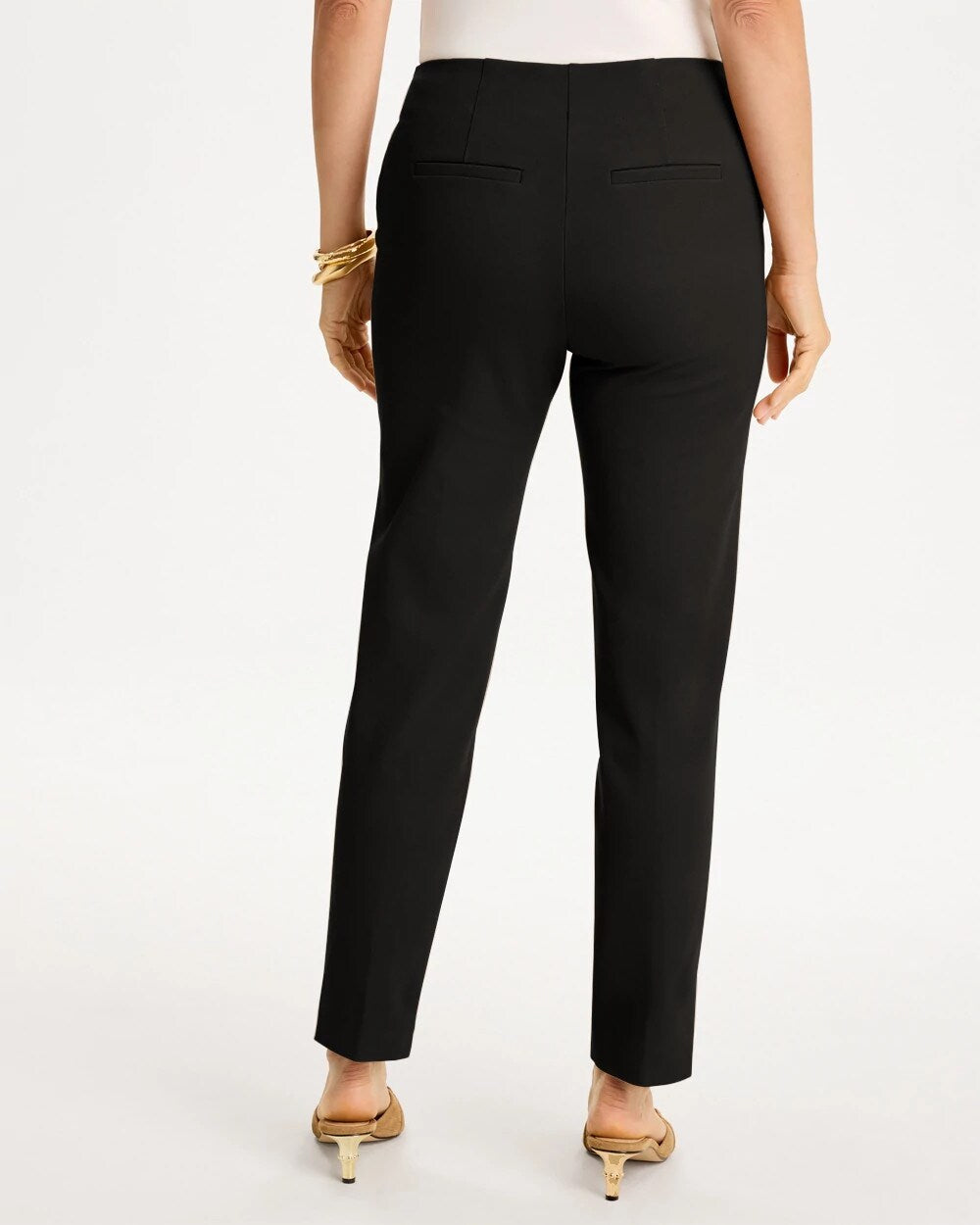 Soft-Stretch Twill Hollywood Waist Pants
