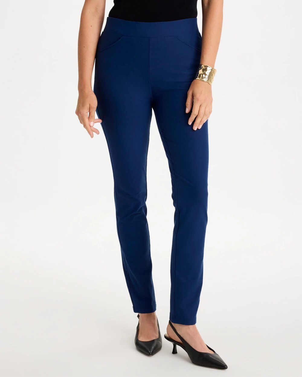 Travelers Collection Crepe Ankle Pants