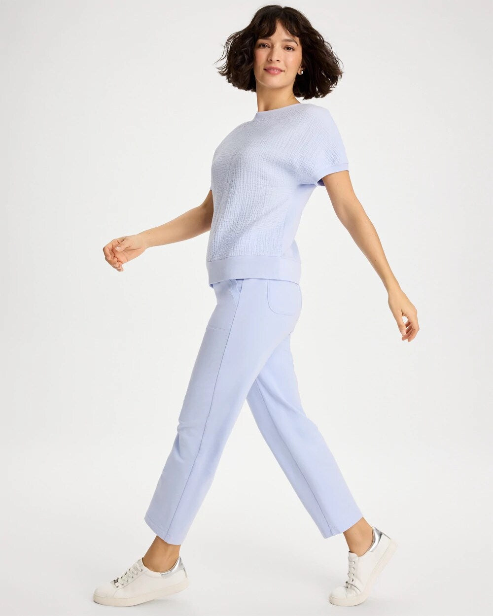 Zenergy French Terry Cropped Pants
