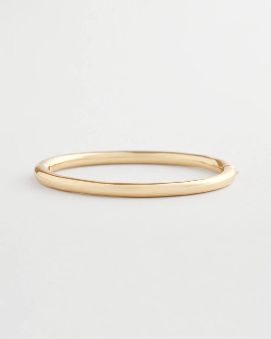 Gold Hinge Bangle
