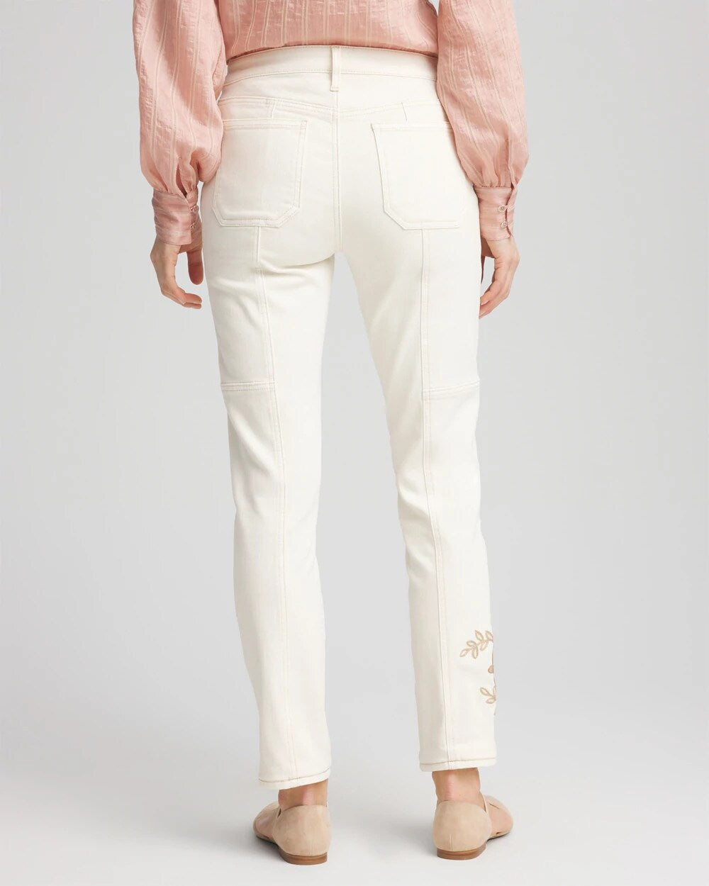 Girlfriend Ankle Utility Jeans