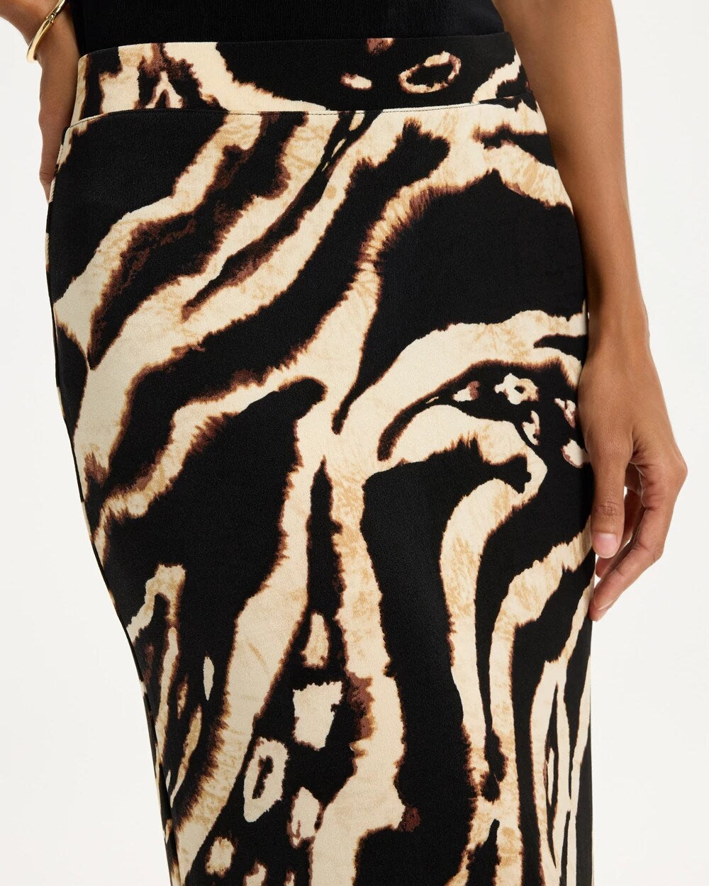 Travelers Safari Midi Skirt