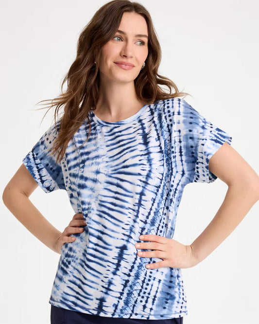 Zenergy Tie-Dye Drop Shoulder Tee