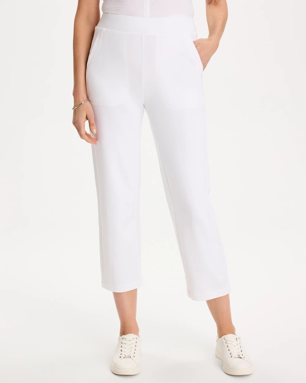 Zenergy French Terry Cropped Pants