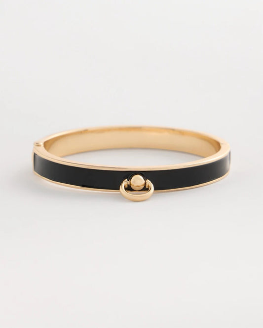 Mixed Metal Epoxy Hinge Bangle