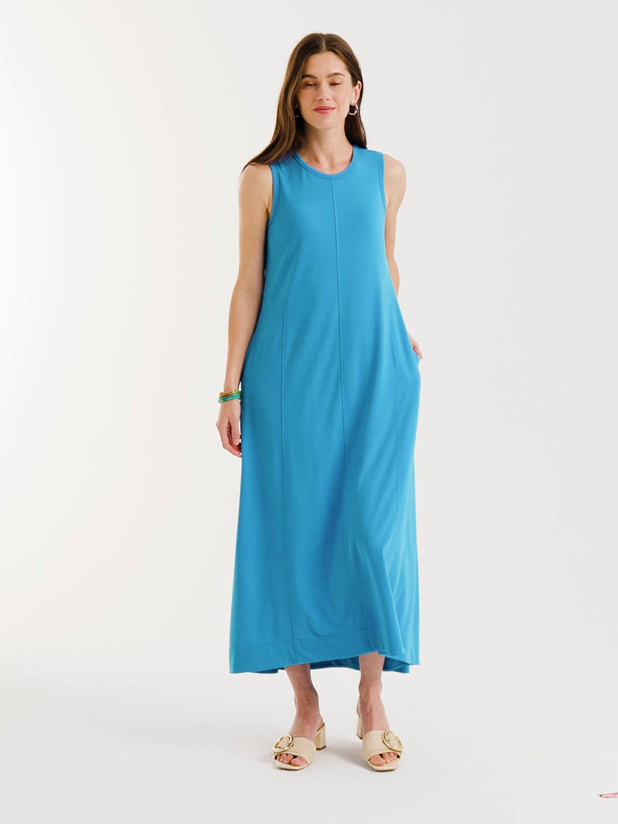Jersey Knit Maxi Dress