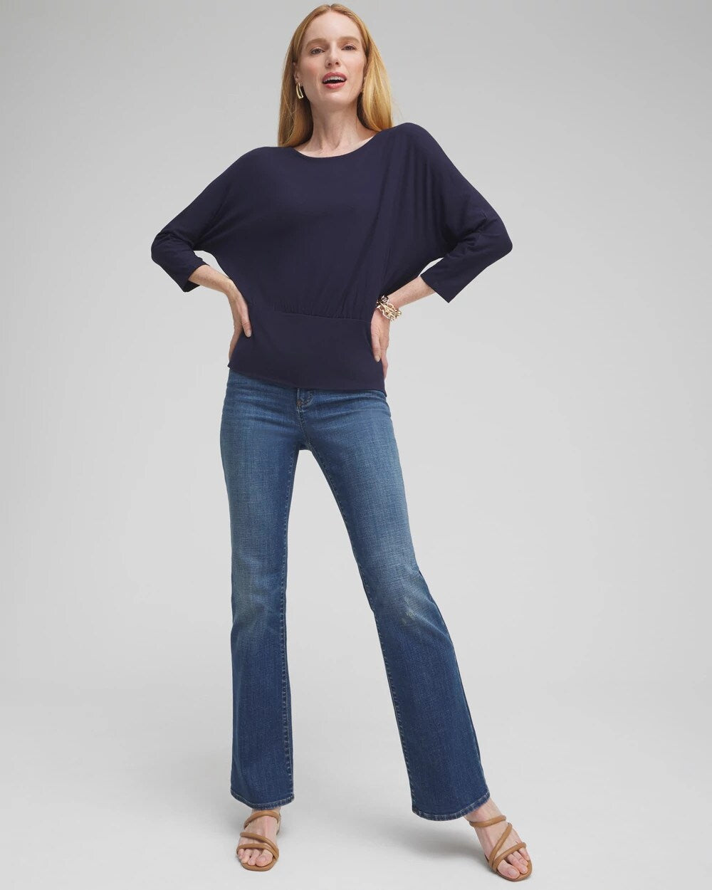 Touch of Cool Banded Hem Top