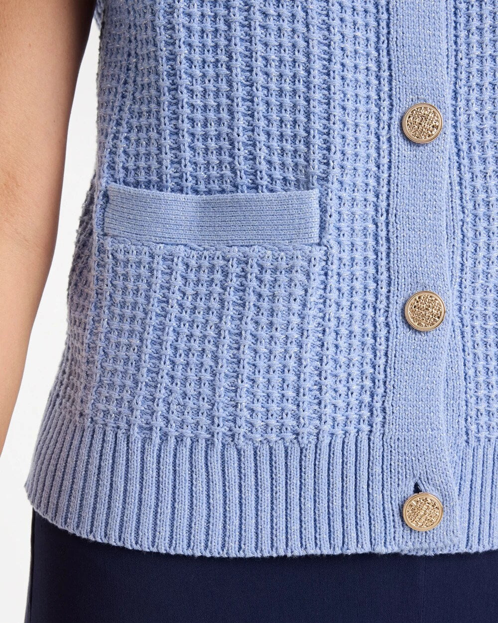 Button-Up Sweater Vest