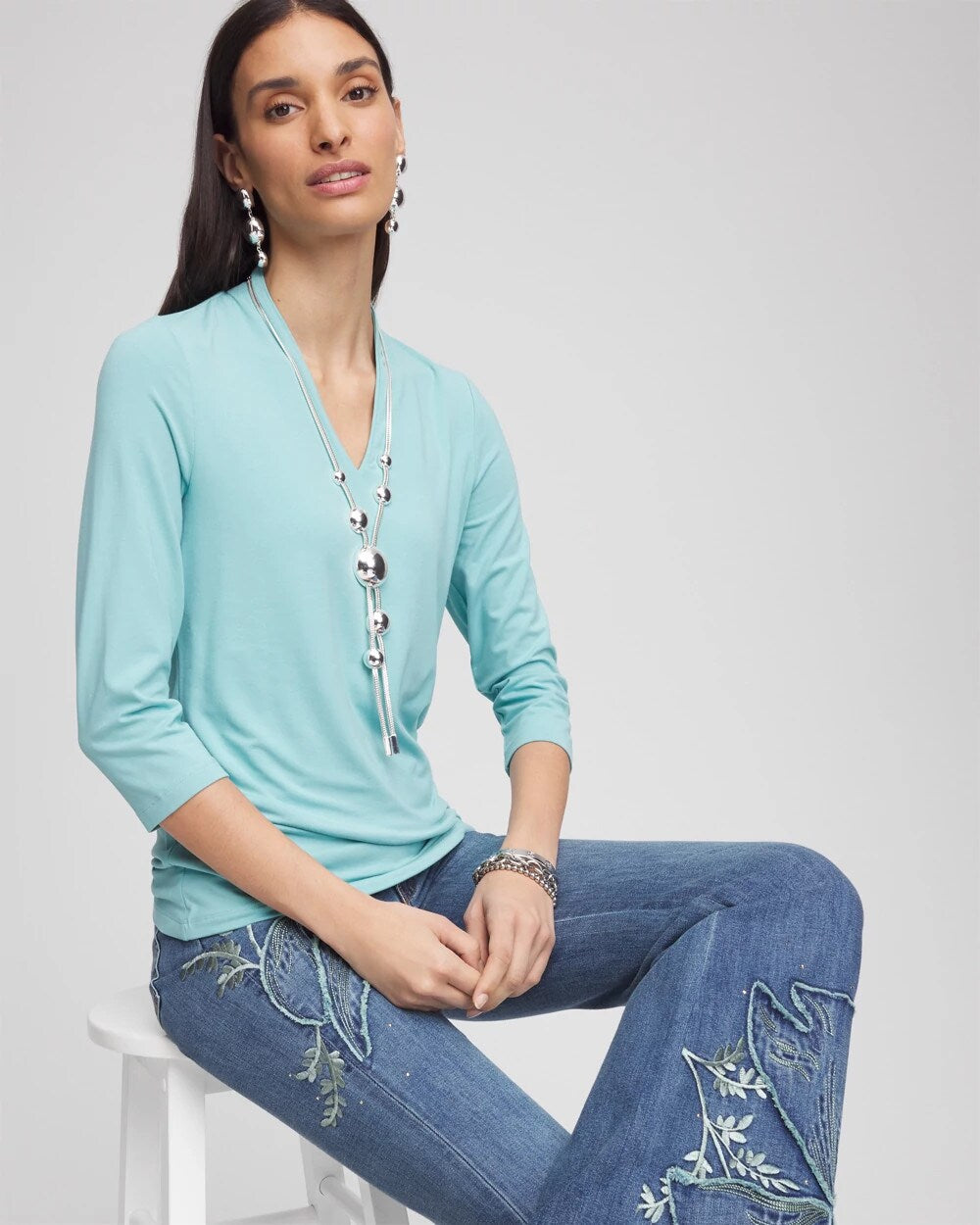Touch of Cool 3/4 Sleeve Tee