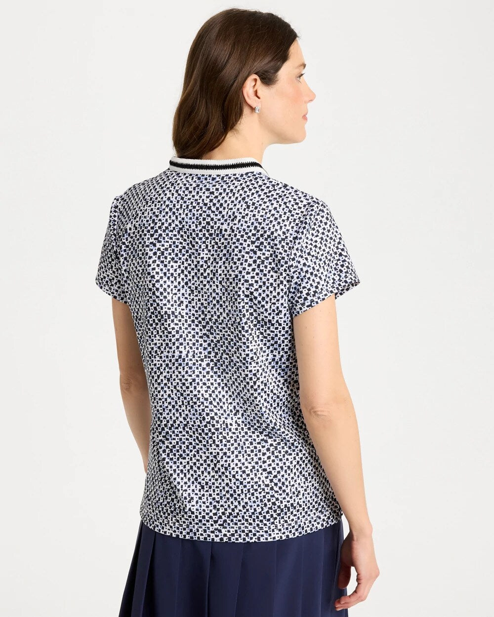 Zenergy UPF Crochet Trim Polo
