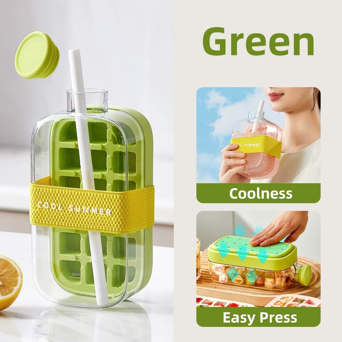 🧊Creative Ice Cube Maker with Portable Kettle – Cool Your Life!