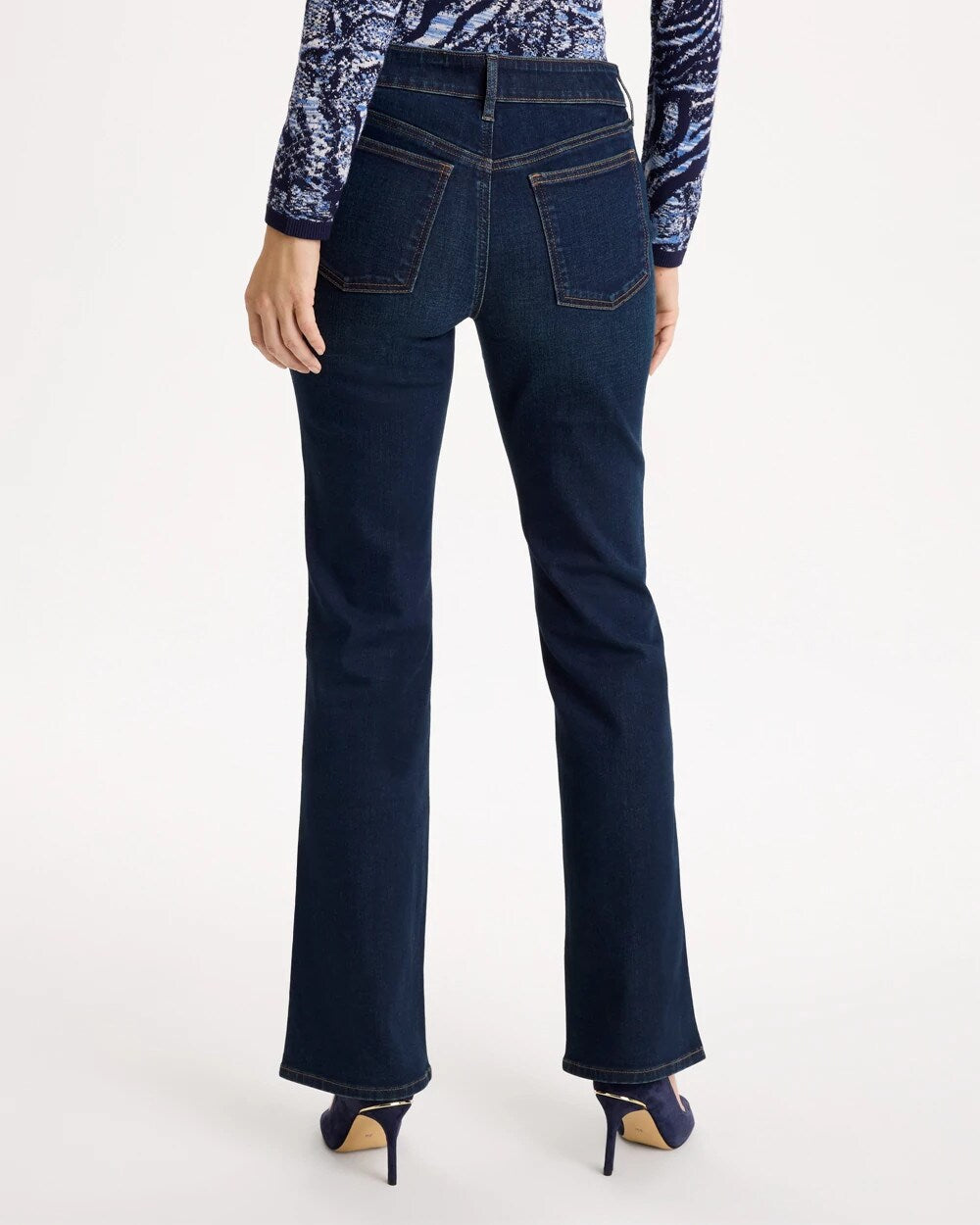 Pull-On Slim Bootcut Jeans