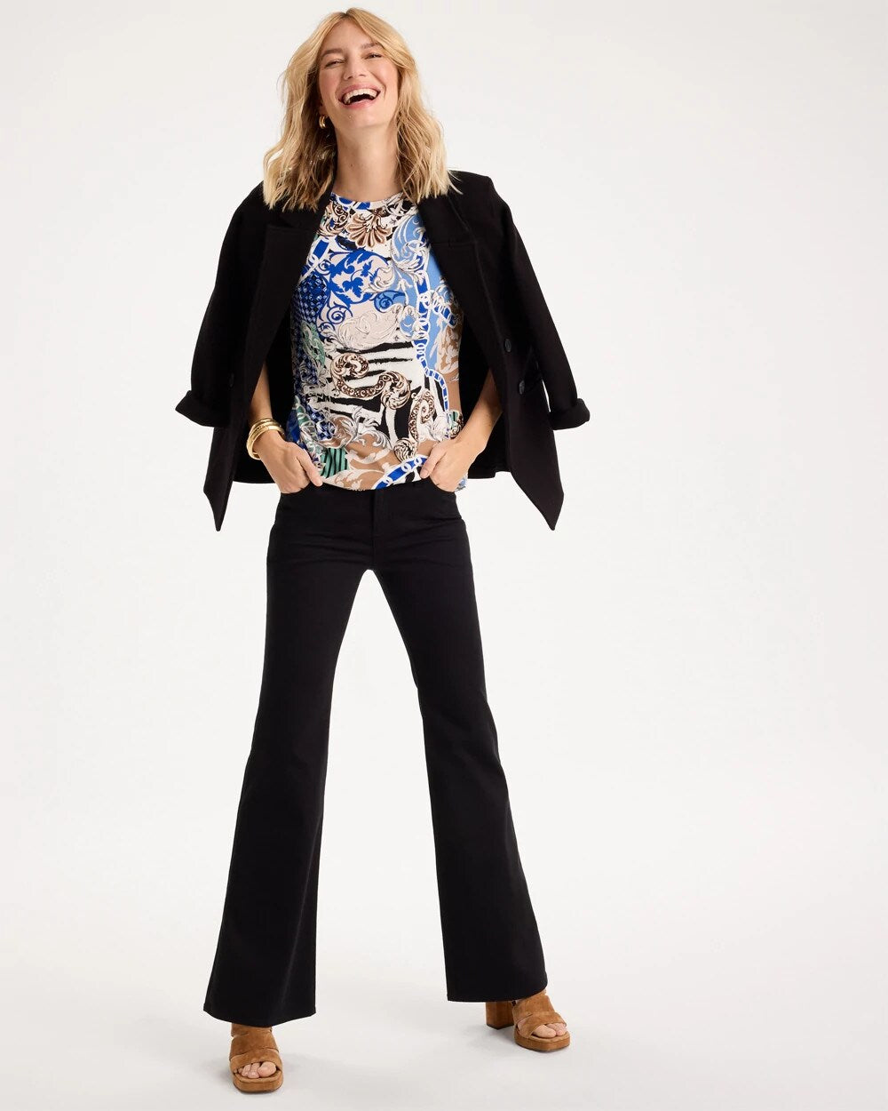 Touch of Cool Status Elbow Sleeve Tee