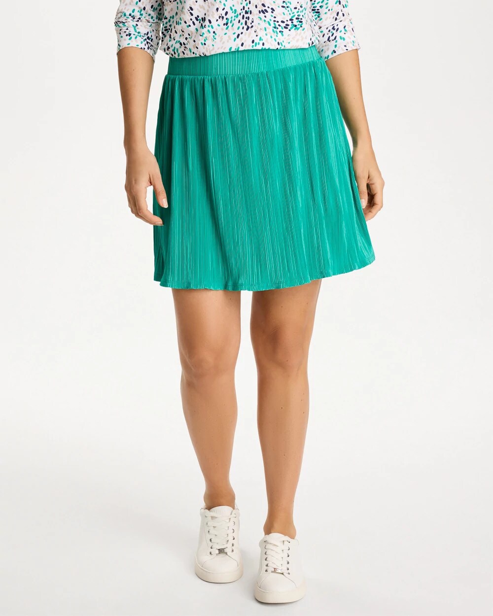 Zenergy Micro Plisse Pull-On Skort
