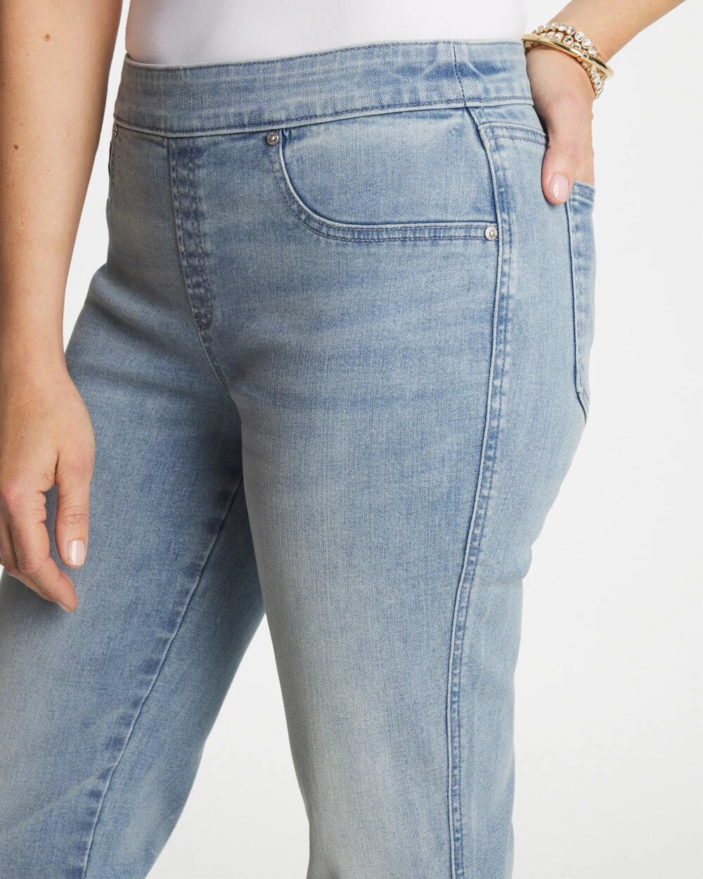 Pull-On Slim Ankle Jeggings