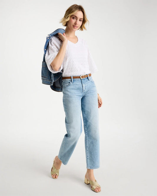 Relaxed Boyfriend Rolled Hem Jean