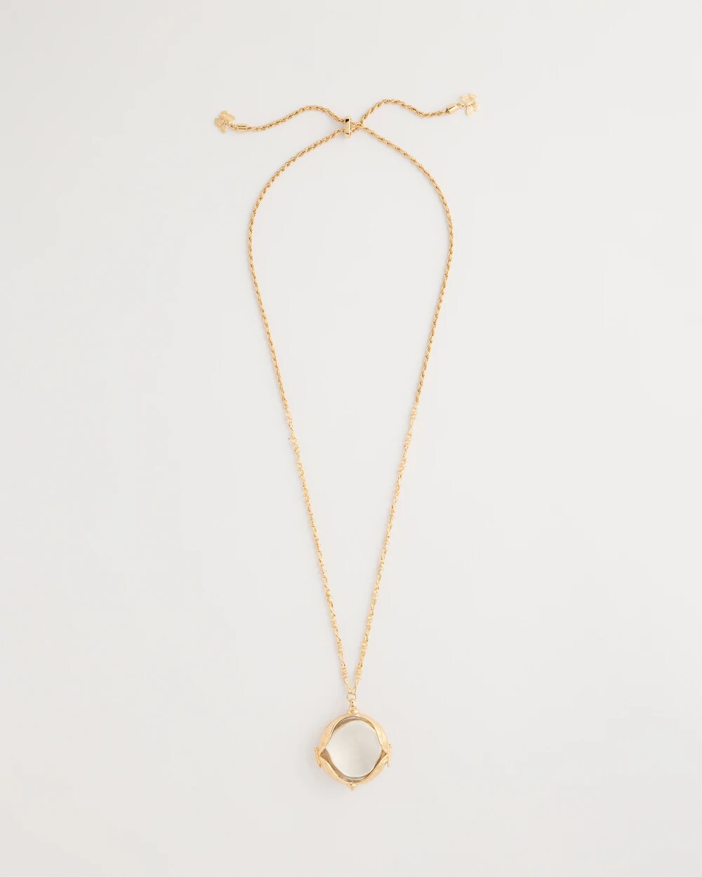 Butterfly Wing Monocle Necklace