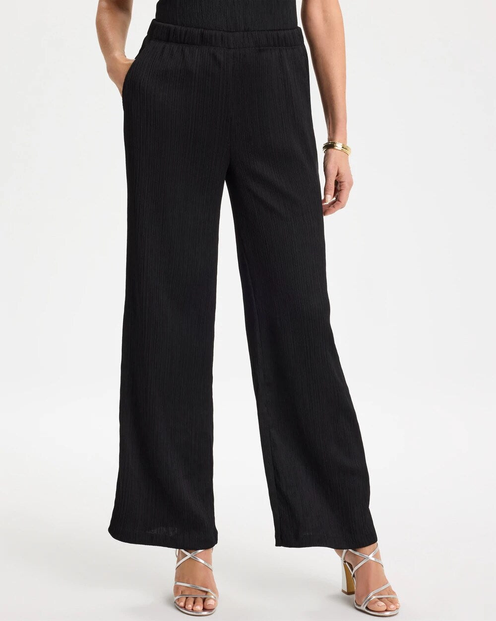 Travelers Crinkle Textured Pants
