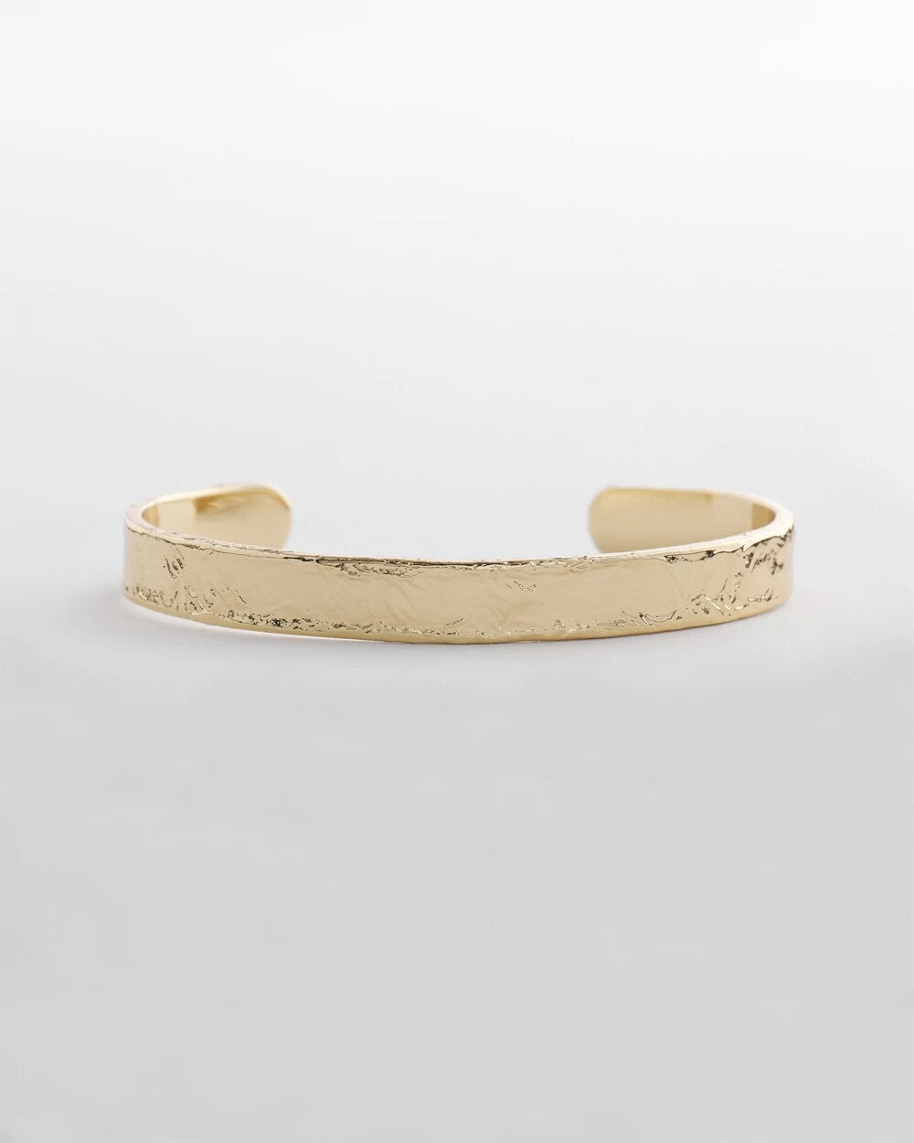 Goldtone Flexible Cuff Bracelet