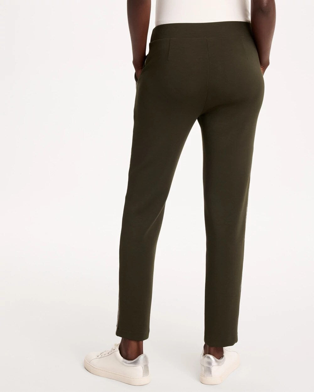 Zenergy Caviar Bead Scuba Ankle Pants