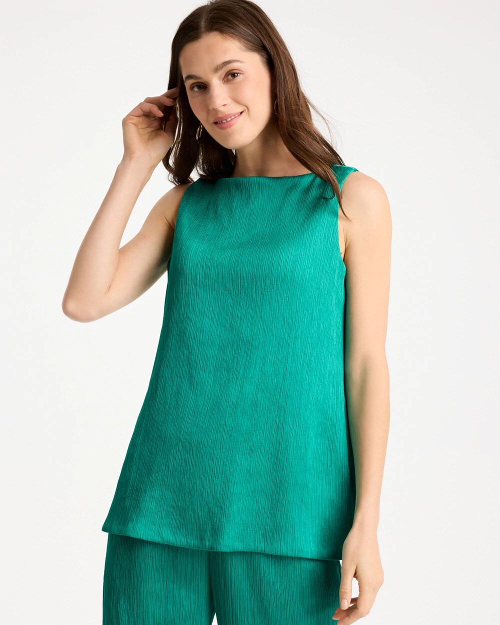 Travelers Crinkle Textured Tank