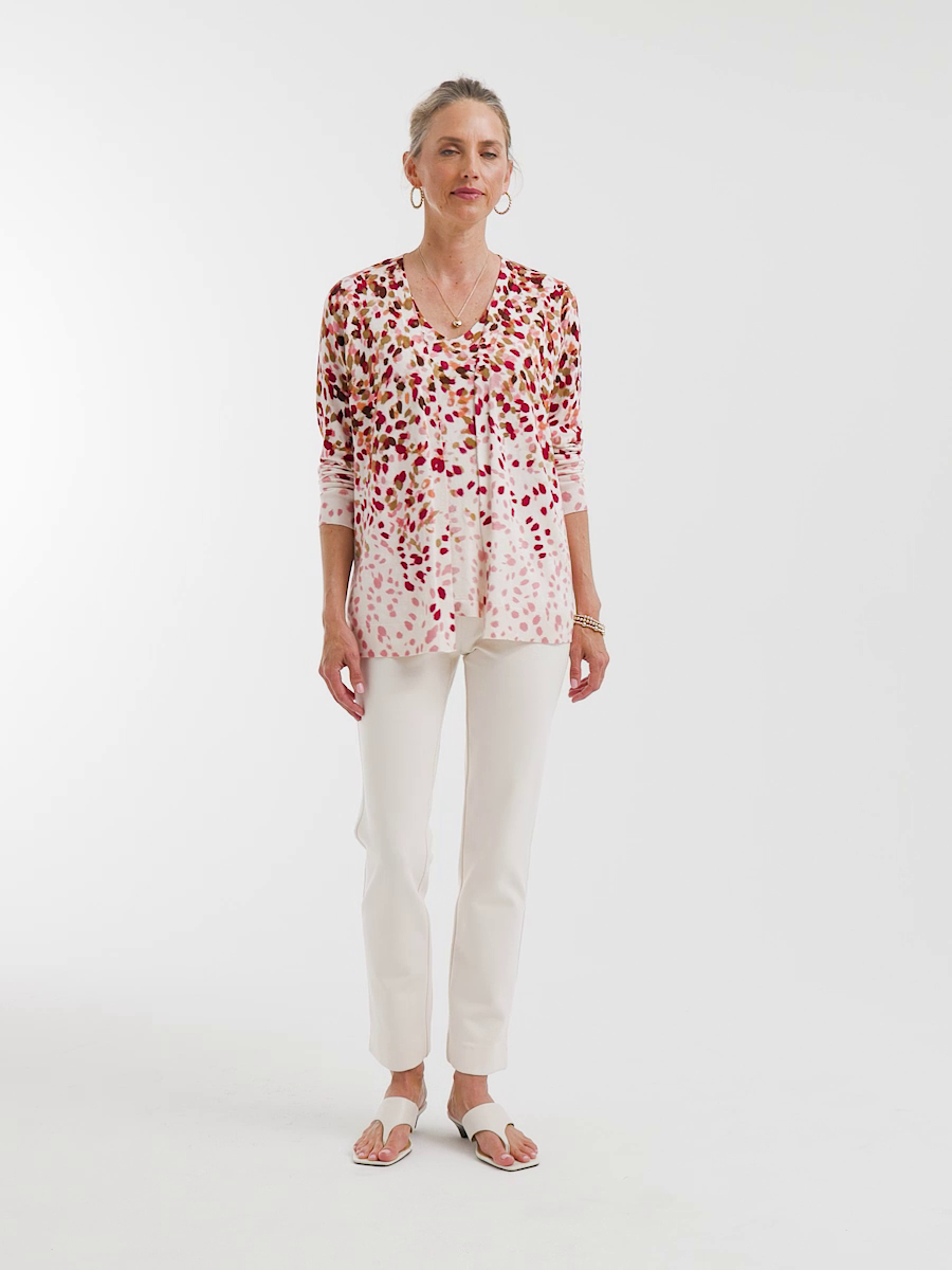 Juliet Slim Trim Detail Ankle Pants