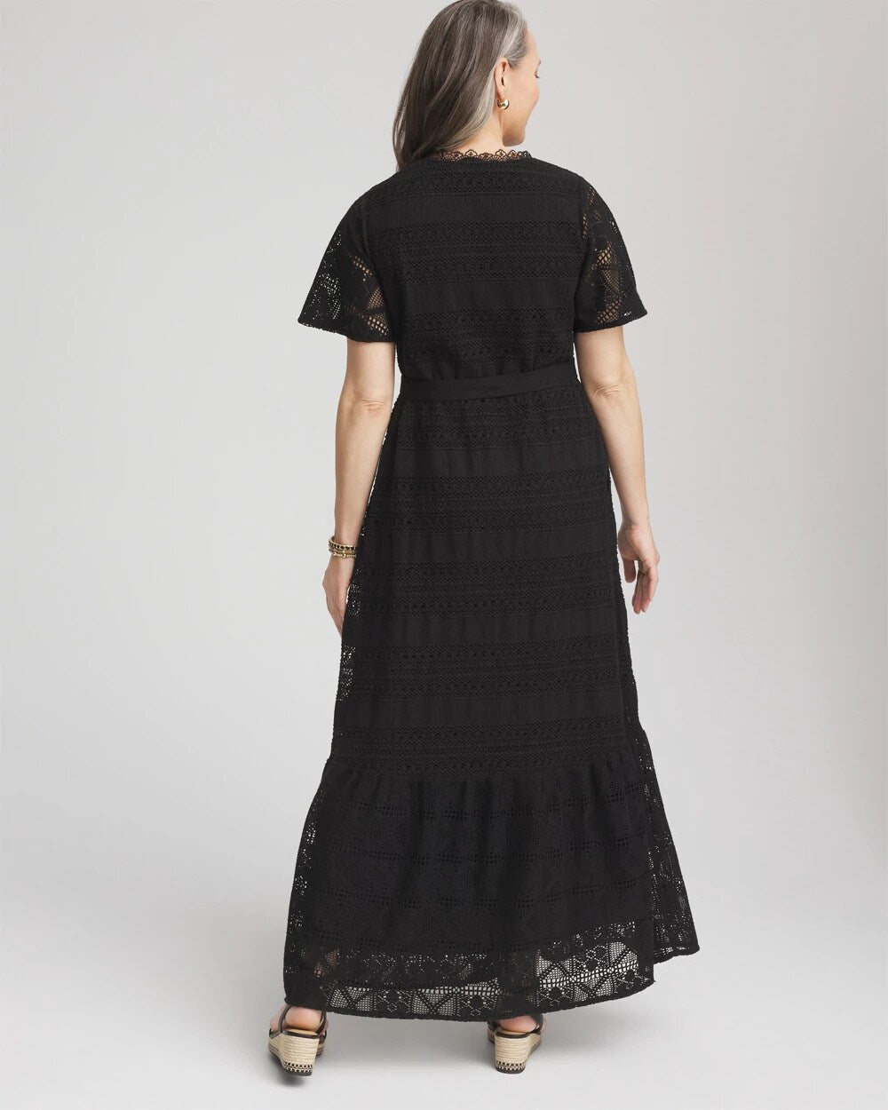 Crochet-Lace Maxi Dress