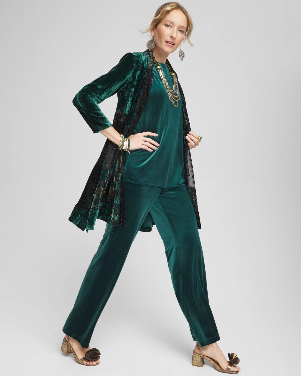 Travelers Velvet No Tummy Pants