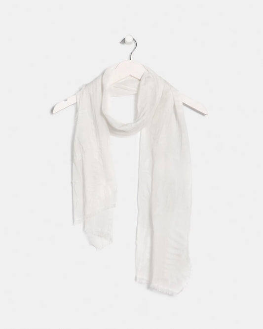 Textured Palms Oblong Scarf