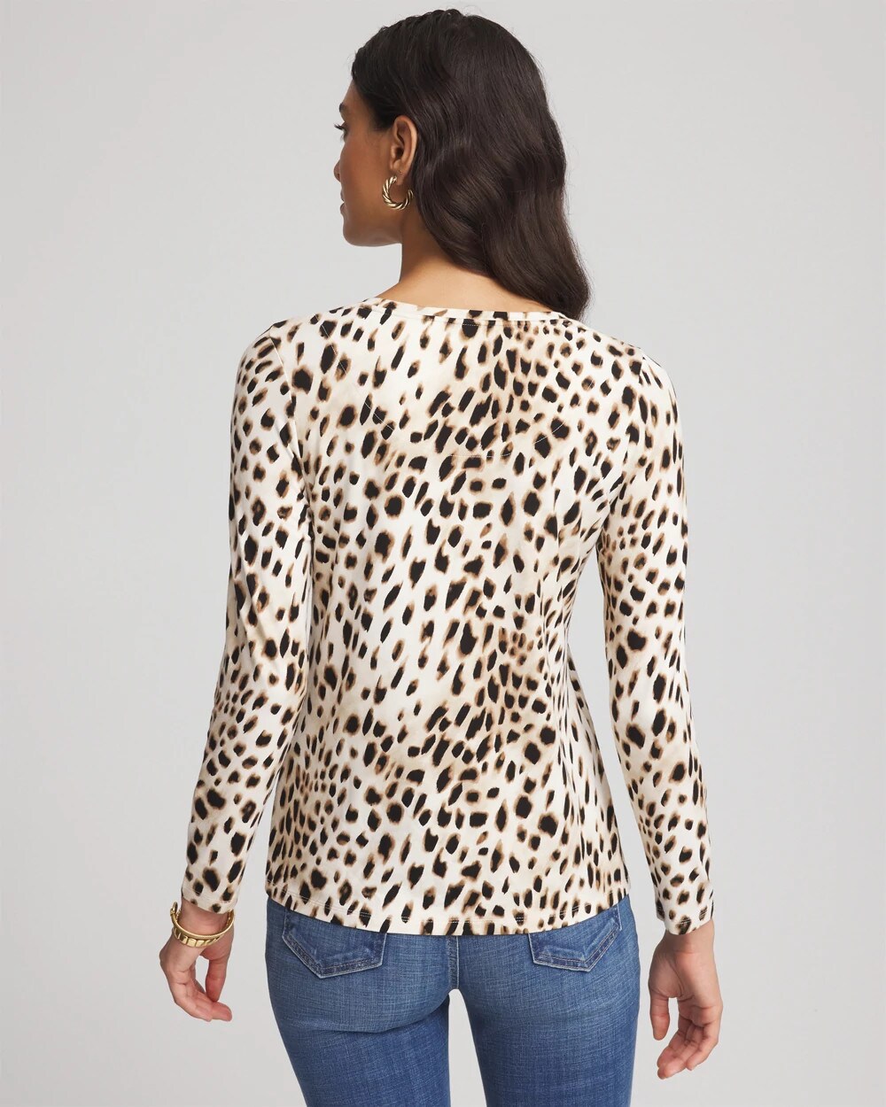 Animal Print Touch of Cool Layering Tee