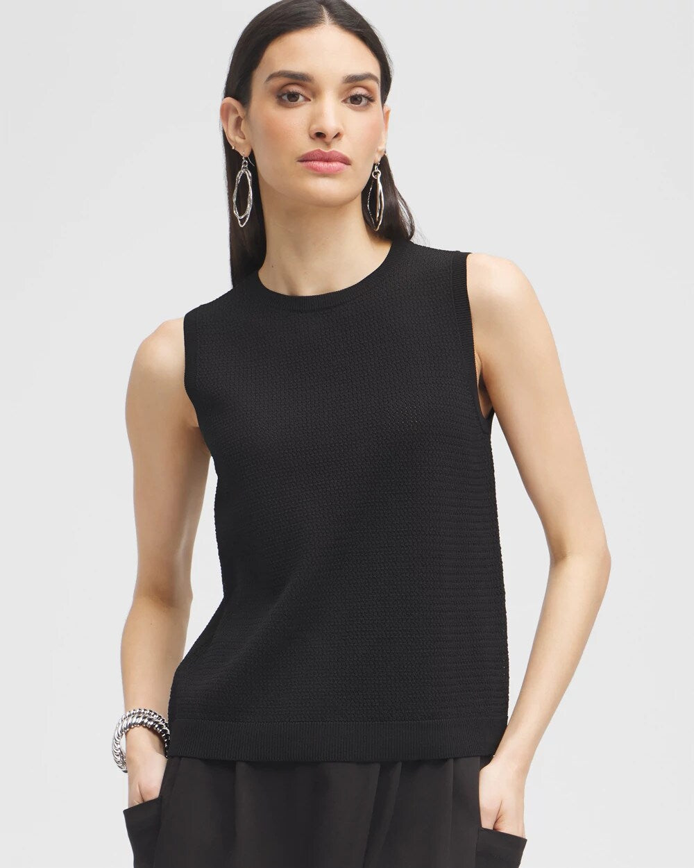 Black Label Fine Knit Top