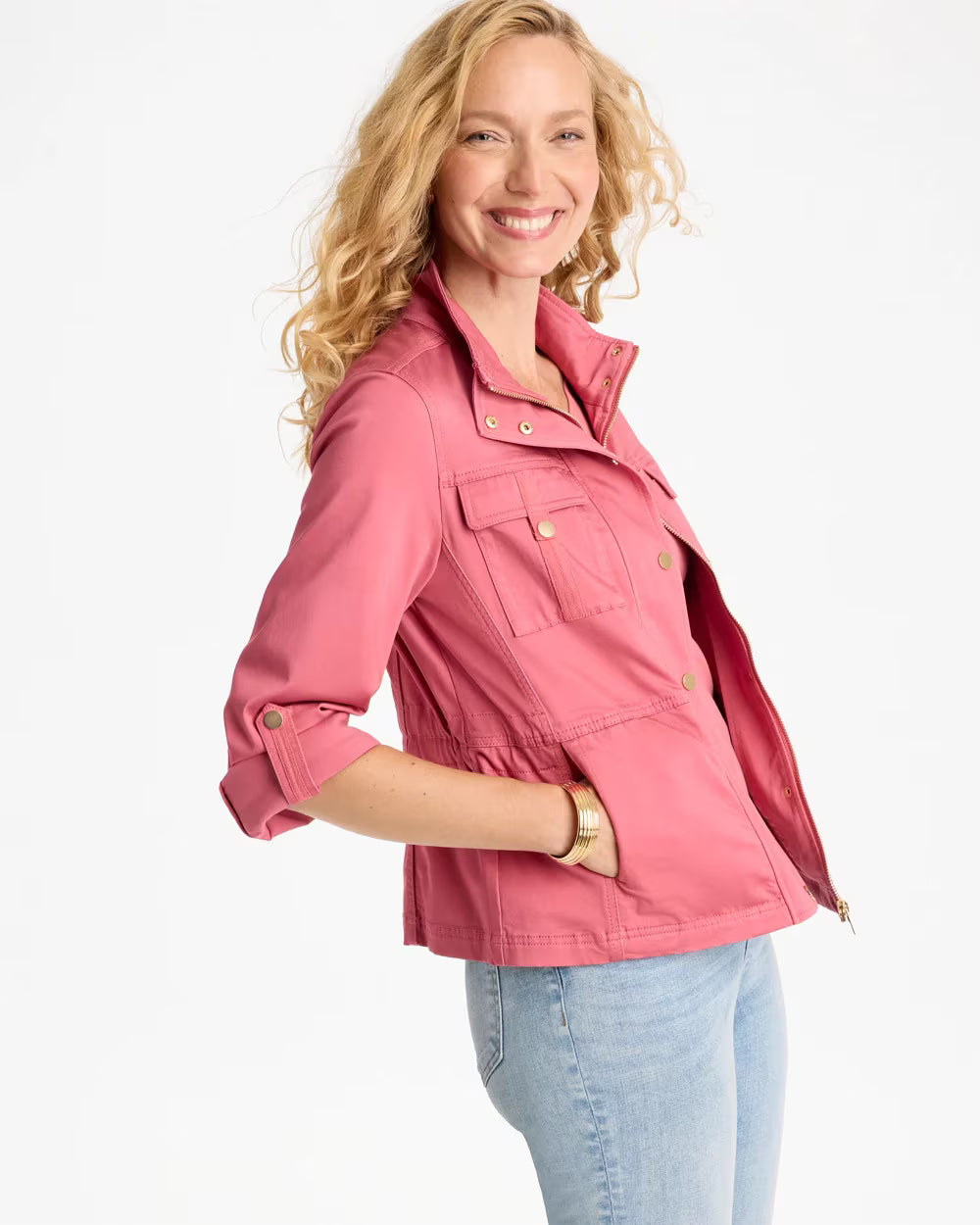 Soft-Stretch Utility Jacket