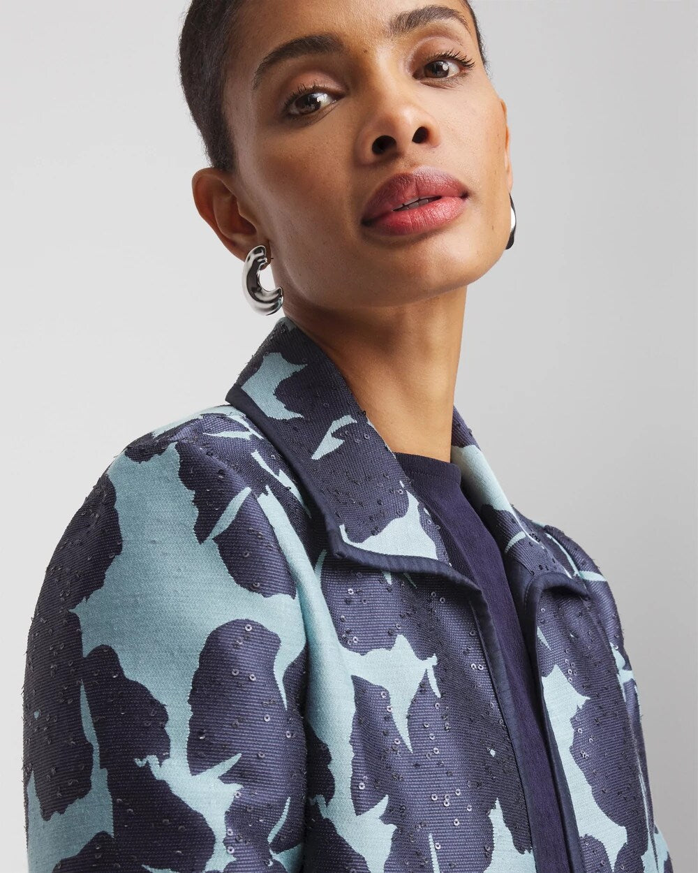 Travelers Collection Jacquard Jacket