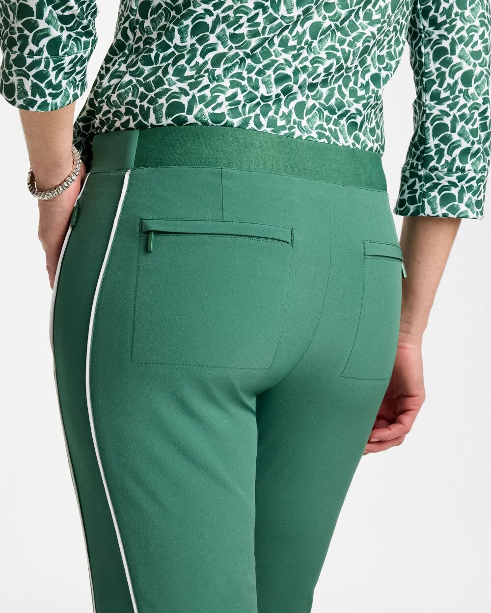 Zenergy UPF Side Piping Ankle Pants