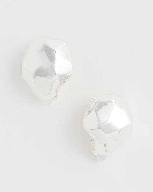Hammered Clip-On Earrings