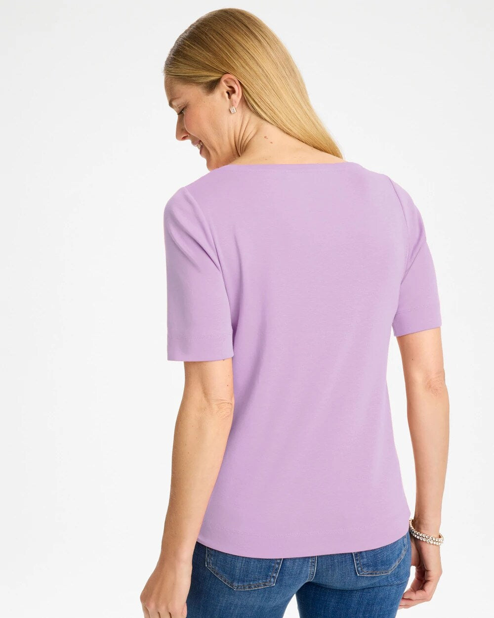 Pima Elbow Sleeve Tee