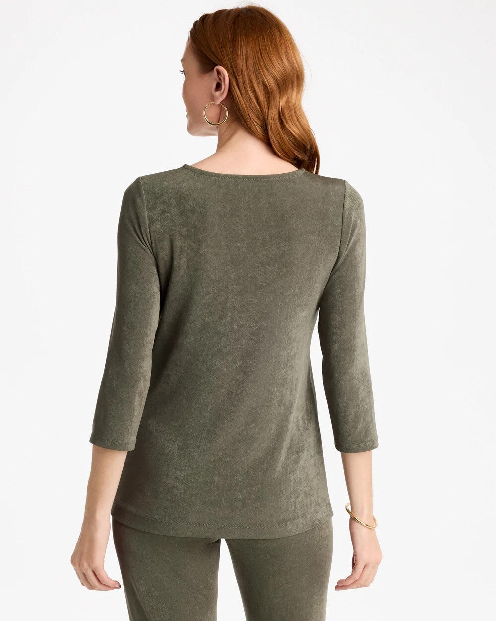 Travelers V-Neck 3/4 Sleeve Top