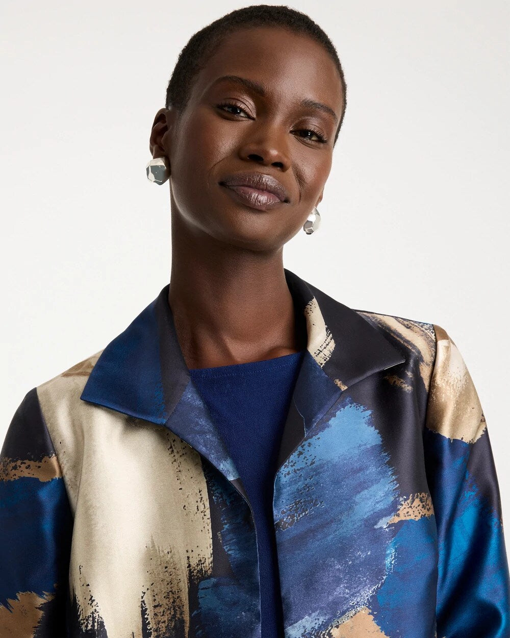 Travelers Collection Satin Jacket