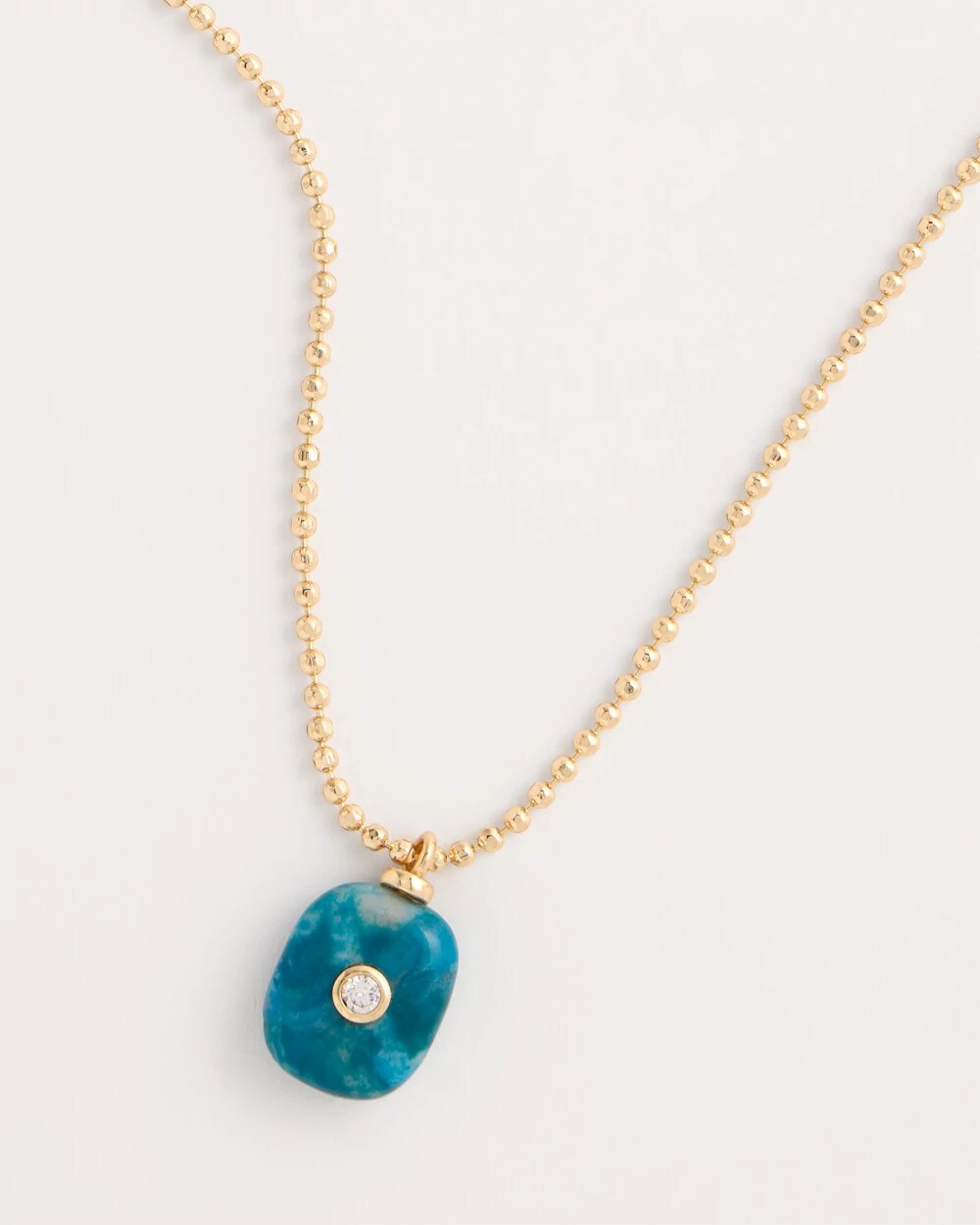 Genuine Jade Stone Pendant Necklace