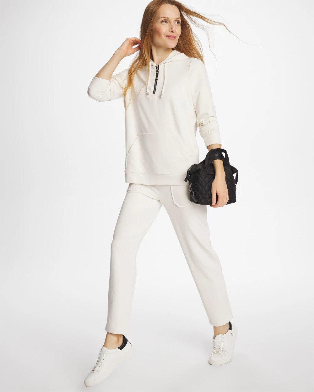 Zenergy Soft Waffle Tapered Ankle Pants