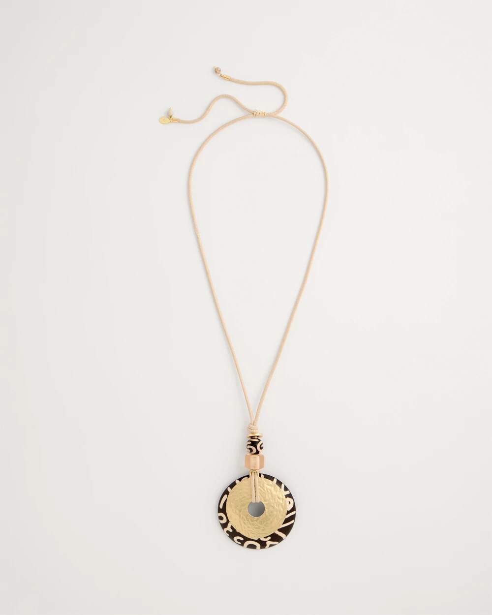 Adjustable Animal Print Pendant Necklace