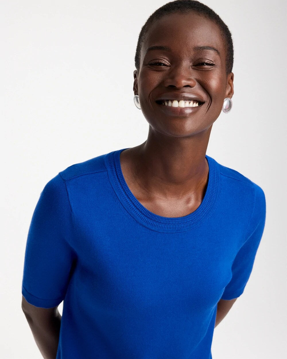 Ella Short-Sleeve Sweater