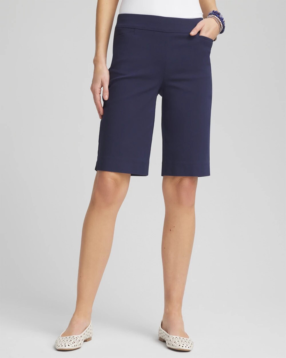 Brigitte Pull-On Slim Shorts