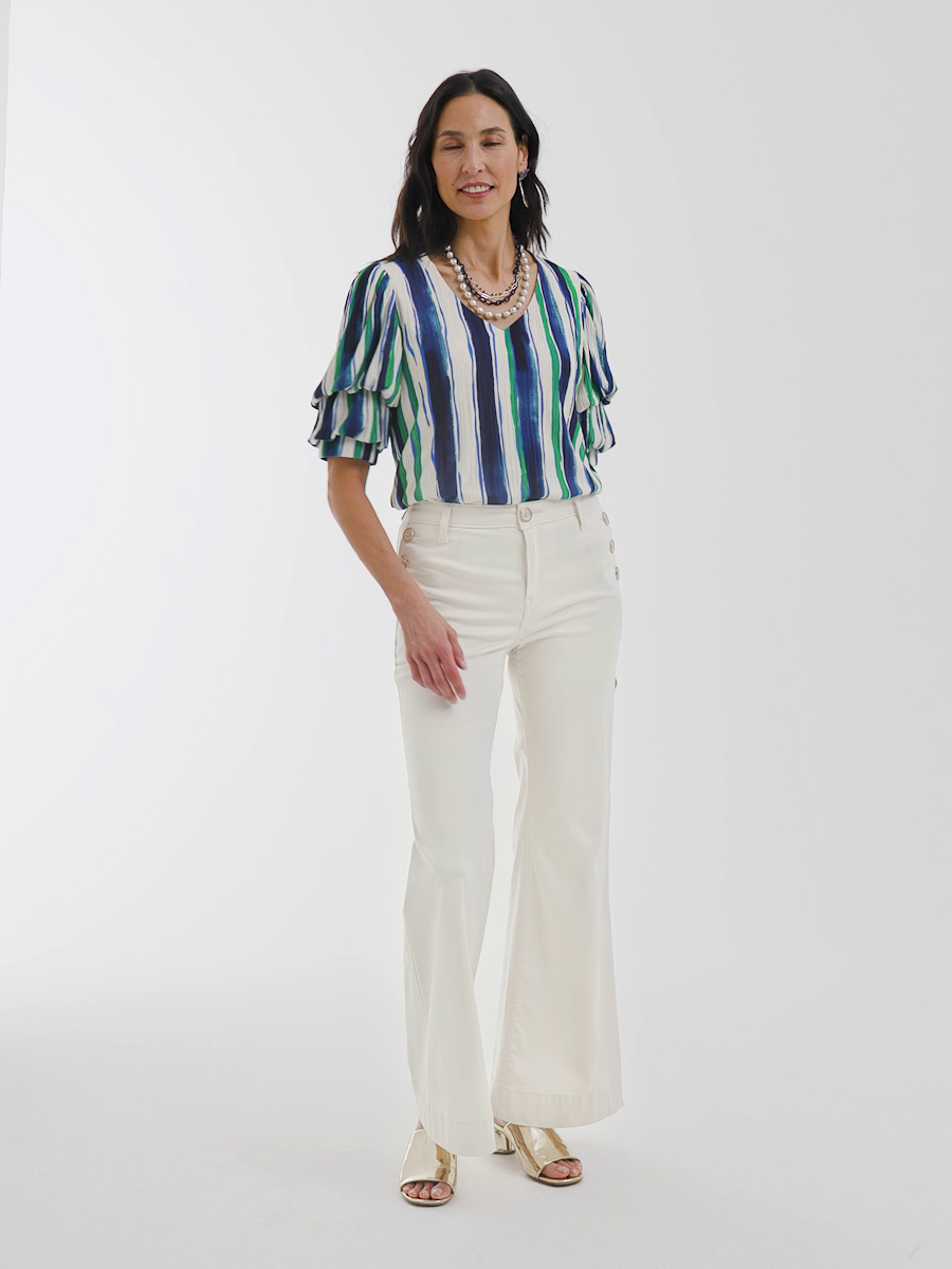 Satin Flare Pants