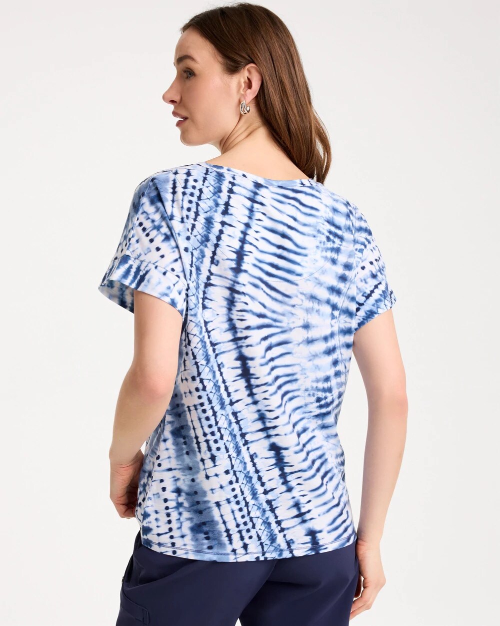 Zenergy Tie-Dye Drop Shoulder Tee