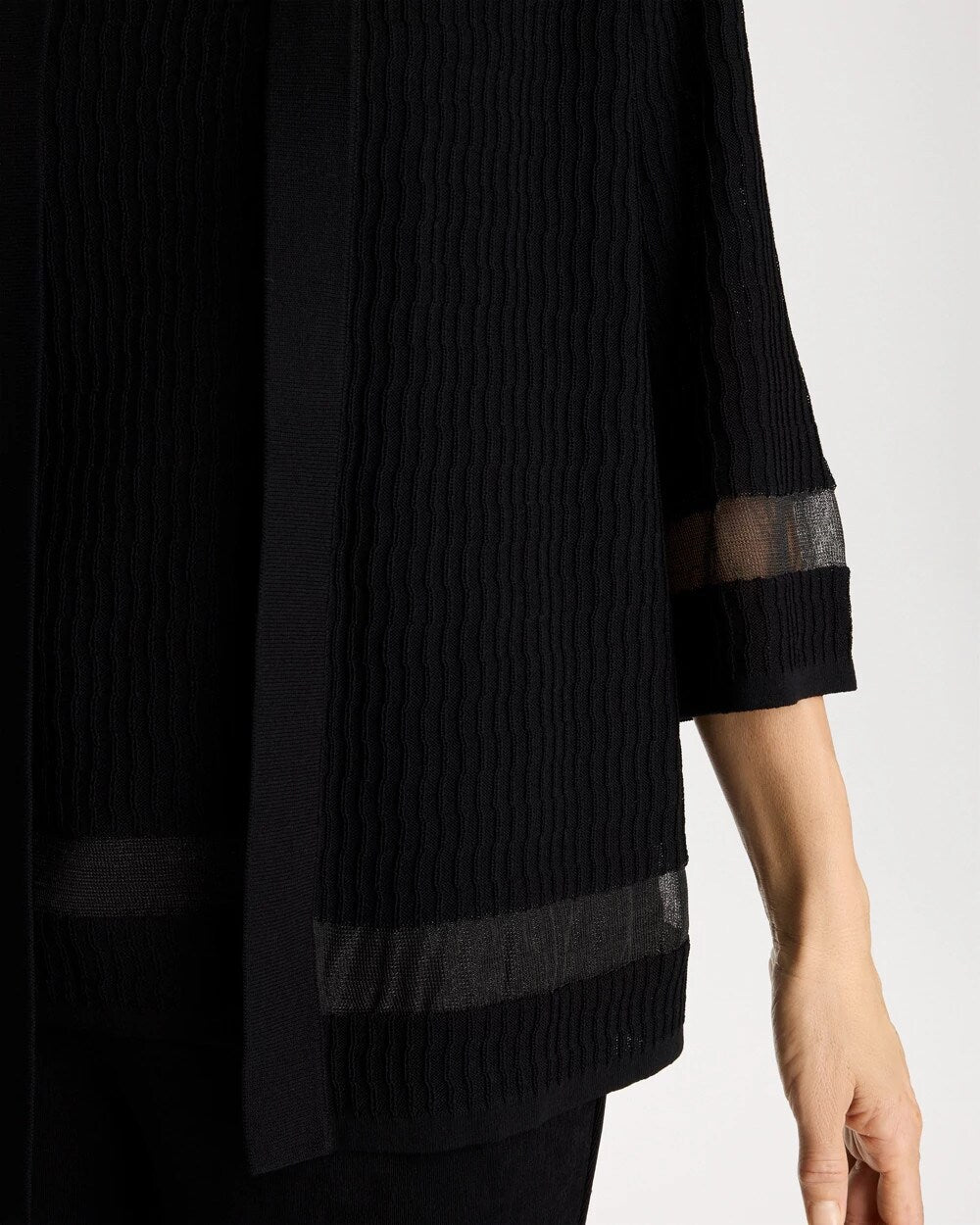 Travelers Sheer Stripe Cardigan