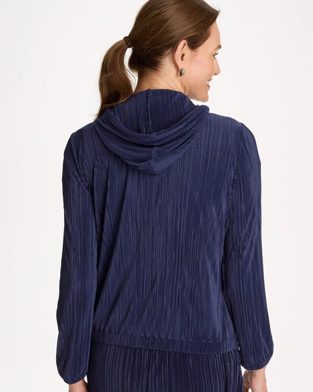 Zenergy Micro Plisse Hooded Jacket