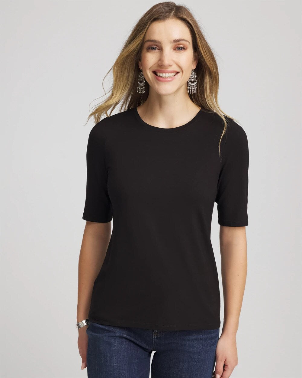 Touch of Cool Elbow Sleeve Tee